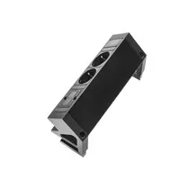 Ergopro Desk up 2.0 - 2x 230V & 2x Keystone schwarz