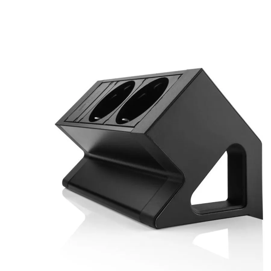 Ergopro Desk Up 2.0 - 2x 230V - Schwarz