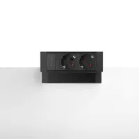 Ergopro Desk Up 2.0 - 2x 230V - Schwarz