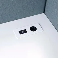 Götessons Table Top Slim USB Einbau-Steckdosenleiste Schreibtisch