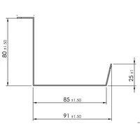 Ergopro Basic Kabelkanal Silbergrau