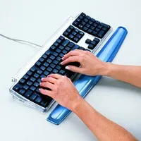 Fellowes Crystals Gel Handgelenkauflage Tastatur blau