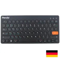 Penclic KB3 Kompakte Bluetooth QWERTZ Tastatur - schwarz