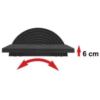 Twinco Twin Active Fußstütze, schwarz