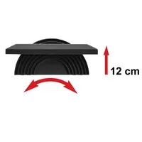 Twinco Twin Active Fußstütze, schwarz