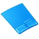 Fellowes Health-V Crystal Mauspad mit Handballenauflage blau