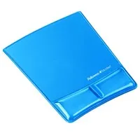 Fellowes Health-V Crystal Mauspad mit Handballenauflage blau