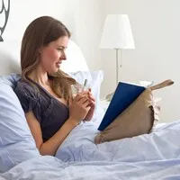 The Bookseat Buchständer und Tablet-Halterung, grau
