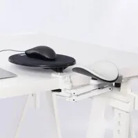 Ergorest ergonomische Armlehne + Mausablage grau-weiß