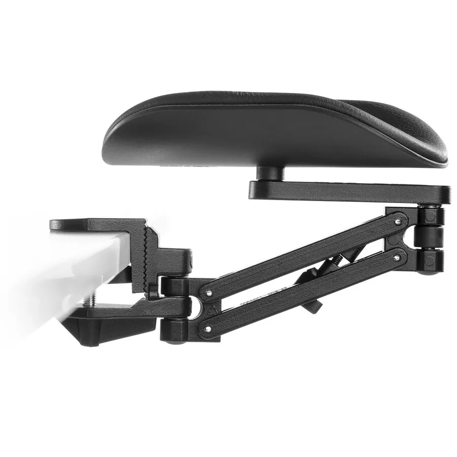 Ergorest ergonomische Armlehne, schwarz, lange Stütze