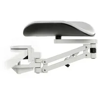 Ergorest ergonomische Armlehne grau-weiß lange Stütze