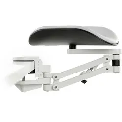 Ergorest ergonomische Armlehne grau-weiß lange Stütze
