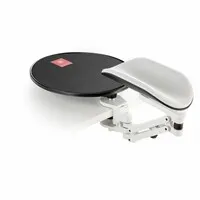 Ergorest ergonomische Armlehne + Mausablage grau-weiß, lange Stütze