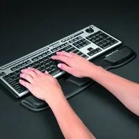 Fellowes Health-V Fabrik Handgelenkauflage Tastatur schwarz