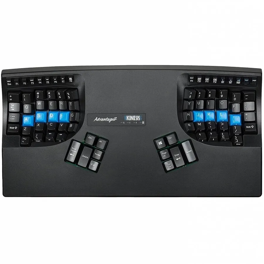 Kinesis Advantage2 Ergonomische Tastatur, schwarz