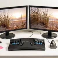 Kinesis Advantage2 Ergonomische Tastatur, schwarz