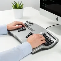 Kinesis Advantage2 Ergonomische Tastatur, silber