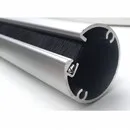 Ergopro Aluminium-Kabelsäule, silbergrau, Ø 50 x 3000 mm