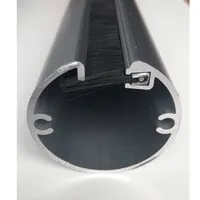 Ergopro Aluminium-Kabelsäule, silbergrau, Ø 50 x 3000 mm