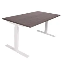 Ergopro NPR 1813 Sitz-Steh-Schreibtisch 62–127 cm inkl. kostenloser Montage – Weiß