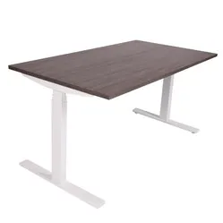 Ergopro NPR 1813 Sitz-Steh-Schreibtisch 62–127 cm inkl. kostenloser Montage – Weiß