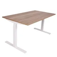 Ergopro NPR 1813 Sitz-Steh-Schreibtisch 62–127 cm inkl. kostenloser Montage – Weiß