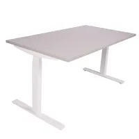 Ergopro NPR 1813 Sitz-Steh-Schreibtisch 62–127 cm inkl. kostenloser Montage – Weiß