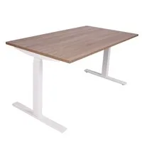 Ergopro NPR 1813 Sitz-Steh-Schreibtisch 62–127 cm inkl. kostenloser Montage – Weiß