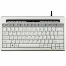 BakkerElkhuizen S-Board 840 Compact-Tastatur mit USB-Hub, AZERTY BE