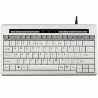 BakkerElkhuizen S-Board 840 Compact-Tastatur mit USB-Hub, AZERTY BE
