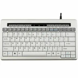 BakkerElkhuizen S-Board 840 Kompakt-Tastatur mit USB-Hub, Azerty BE