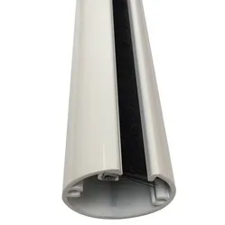 Ergopro Aluminium-Kabelsäule, weiß lackiert (RAL 9016), Ø 50 x 3000 mm