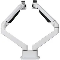 Ergopro Doppelmonitorarm mit Gasfeder, weiß