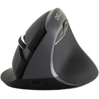 Delux Mini  Iron Gray – kabellose, ergonomische Maus für Rechtshänder
