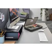 Dataflex Addit Bento® ergonomisches Schreibtischset, schwarz