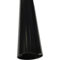 Ergopro Aluminium-Kabelsäule, mattschwarz lackiert (RAL 9005), Ø 50 x 3000 mm