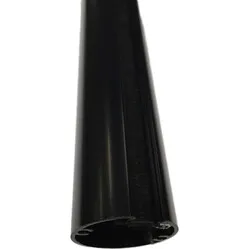Ergopro Aluminium-Kabelsäule, mattschwarz lackiert (RAL 9005), Ø 50 x 3000 mm