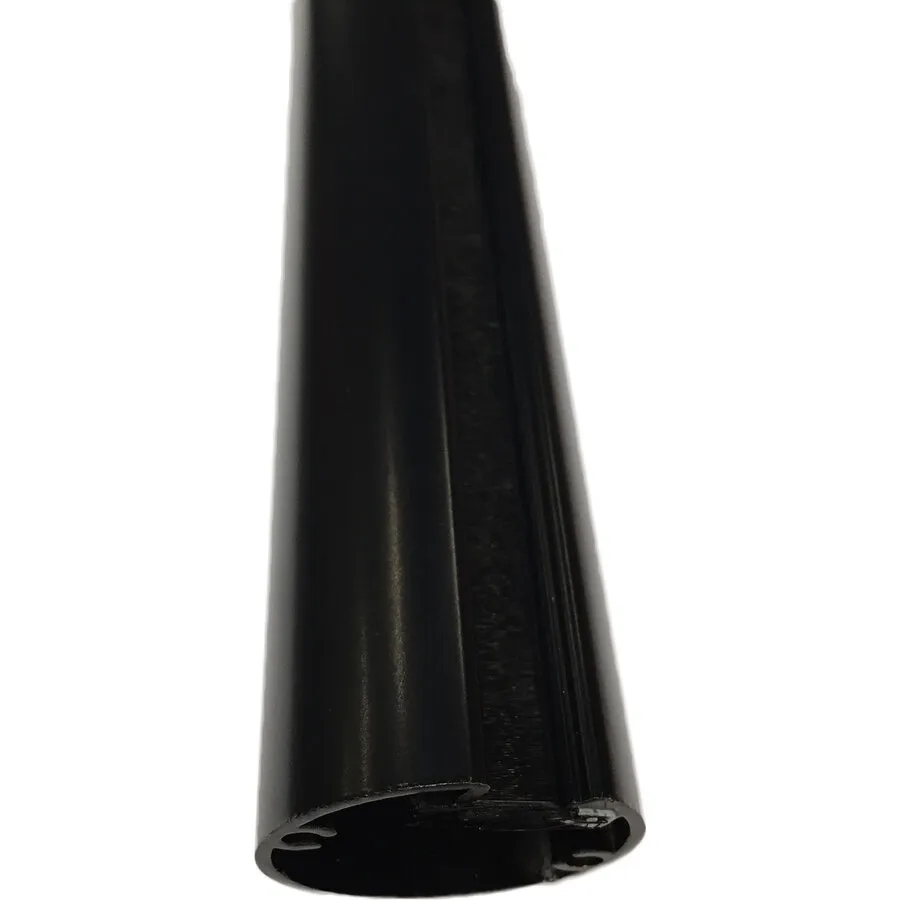 Ergopro Aluminium-Kabelsäule, mattschwarz lackiert (RAL 9005), Ø 50 x 3000 mm