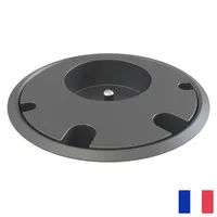 Powerdot Power Schutzkontakt BE/FR (UTE) mit 4x Kabeldurchführung schwarz