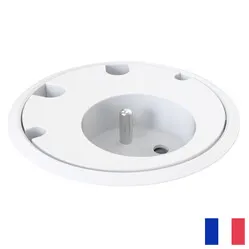 Powerdot Stromanschluss BE/FR (UTE) mit 4x Kabeldurchführung, weiß