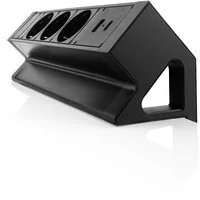 Ergopro Desk Up 2.0 - 3x 230V + USB-A & USB-C Ladegerät schwarz