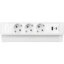 Ergopro Desk Up 2.0 - 3x 230V + USB-A & USB-C Ladegerät weiß