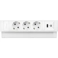 Ergopro Desk Up 2.0 - 3x 230V + USB-A & USB-C Ladegerät weiß