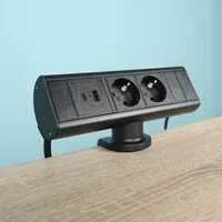 Axessline Desk – 2x Stromanschluss, USB-A- und USB-C-Ladeanschluss sowie USB-C-Datenanschluss