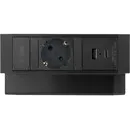 Ergopro Desk Up 2.0 - 1x 230V + USB-A & USB-C Ladegerät schwarz