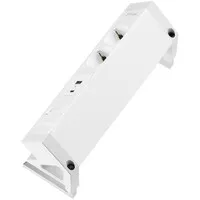 Ergopro Desk Up 2.0 – 2x 230 V + USB-A/C-Ladegerät & 2x Keystone, weiß