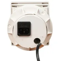 Ergopro QI-Ladegerät Steckdosenleiste mit 1x 230V + USB-A Ladegerät & CAT 6 Anschluss weiß