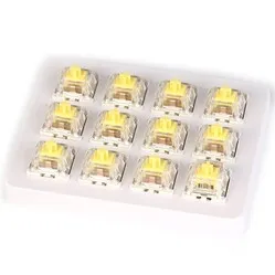 Gateron yellow switch set mechanische Switches 12er-Pack