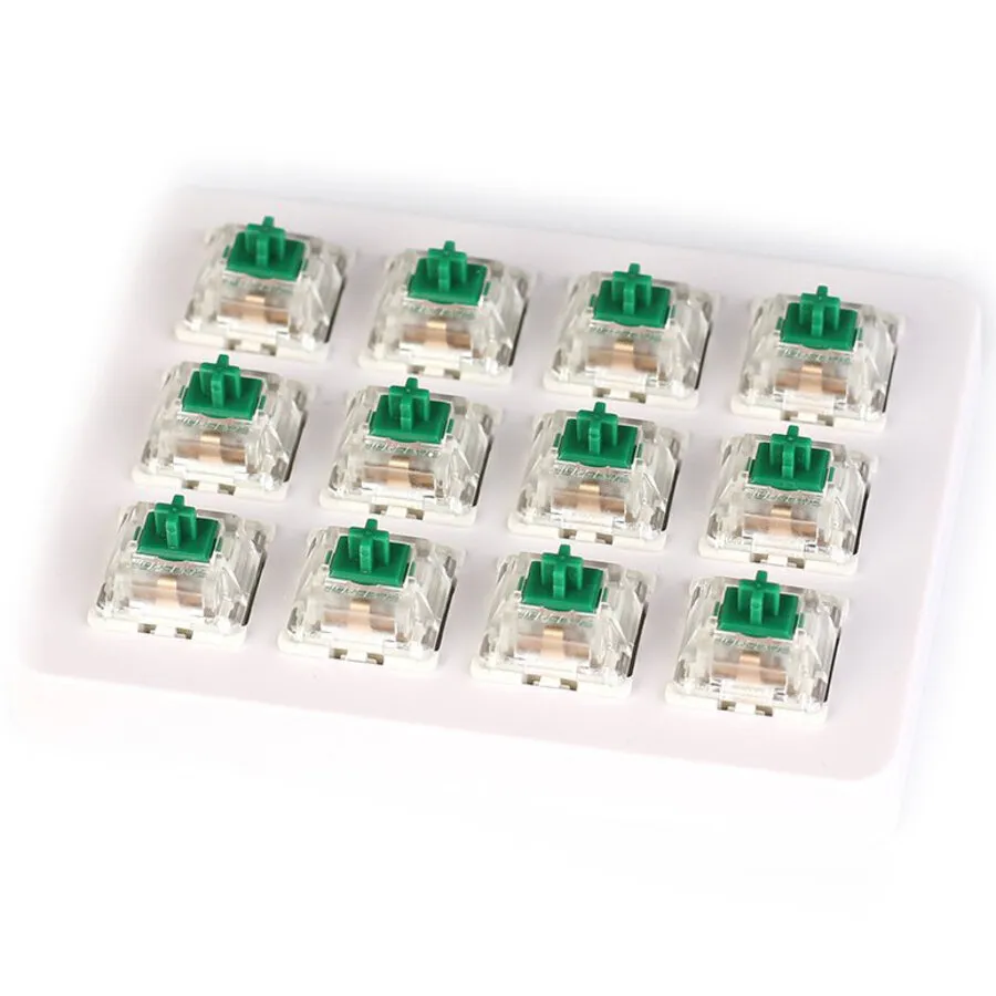Gateron Grünes Schalter-Set mit mechanischen Schaltern, 35er-Pack