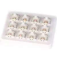 Gateron Weißes Schalter-Set mit mechanischen Schaltern, 12er-Pack